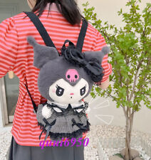 Cute Kuromi Doll Skirt Backpack Shoulder Bag Adjustable Straps Kids Gift picture