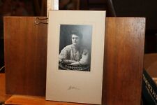 Antique Circa 1890-1900's Cabinet Card Pretty Lady Miesse Lancaster PA picture