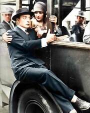 Buster Keaton & Marceline Day 8x10 RARE COLOR Photo 702 picture