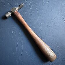 SMALL VINTAGE ANTIQUE JEWELLERS 2oz CROSS PEEN PEIN HAMMER HAND TOOL picture