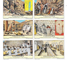 LIEBIG TRADE CARDS, THE DEAD SEA SCROLLS 1962 Set of 6 Cards 536. picture