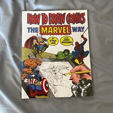 How to Draw Comics the Marvel Way by Stan Lee and John Buscema 1984 Fireside picture