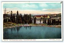 c1920 Fountain Hotel Exterior Building Yellowstone Park Wyoming Vintage Postcard picture