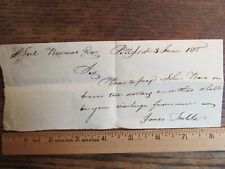 Antique Ephemera 1818 Handwritten Signed Promissory Note Pittsford VT picture