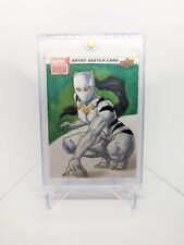 2020-21 Marvel WHITE TIGER AVA AYALA Black Panther 1/1 Sketch By Leon Braojos picture