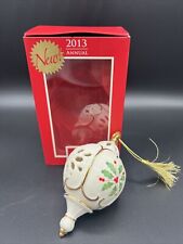 LENOX 2013 Holiday Porcelain Pierced Christmas Tree Ornament picture