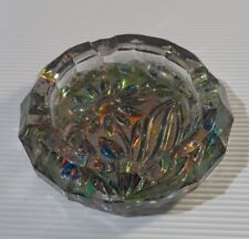 Solid Cool Looking Glass Multiple Color Ashtray Pre-owned Solid Glass Decoration picture