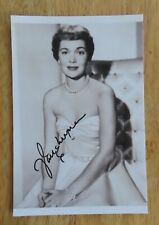 Academy Award JANE WYMAN signed 4x6 Photo #3 FALCON CREST Magnificent Obsession picture