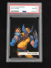 2019 Flair Marvel Flairium Tier 1 Wolverine #91 PSA 10 GEM MT X-men  picture