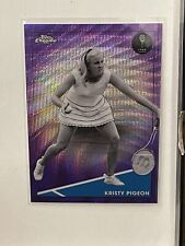 2021 Kristy Pigeon TOPPS Tennis Purple REFRACTOR #139/199 Card picture