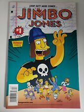 SIMPSONS JIMBO JONES # 1 BULLY Comic Bongo Newsstand Variant Skull Sticker A2a12 picture