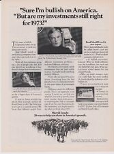 Vintage 1973 Merrill Lynch (29 ways to help American Growth) Print Ad picture