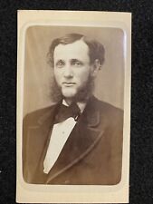 Manchester New Hampshire NH Handsome Man Antique CDV Photo picture