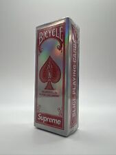 Supreme Bicycle Holographic Slice Playing Cards Mini FW23 - Brand New Ships FAST picture