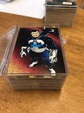 THE PUNISHER MARVEL 1992 COMIC IMAGES COMPLETE BASE CARD SET 1-90 CARDS picture