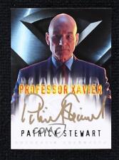 2000 Topps X-Men The Movie Patrick Stewart Professor Charles Xavier as Auto 18hi picture