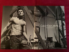 Calvin Klein Jeans Tarnished Denim Men’s Jeans Gay Interest 2005 Ad/Poster Art picture