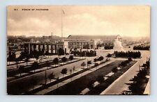 1926 Sesqui Centennial Postcard Exposition Forum Of Founders Deco Style Blg.  picture