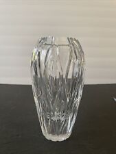 Signed CC Or CEE Crystal Bud Vase 7.25” picture