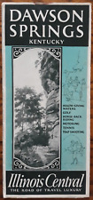 Illinois Central RR Dawson Springs Kentucky Promotional Brochure 1926 B2-32 picture