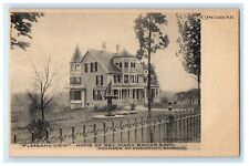 c1905 Pleasant View Home Of Rev. Mary Baker Eddy Fountain Concord NH Postcard picture