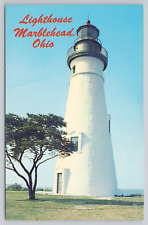 Postcard Marblehead Ohio Lighthouse Lake Erie Peninsula picture