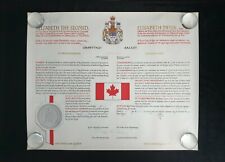 Rare 1965 Queen Elizabeth II Royal Canadian Proclamation Order Decree Document  picture