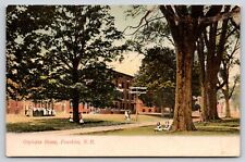 Franklin New Hampshire~Orphans Home~Children Sit Beside Trees~c1905 Postcard picture