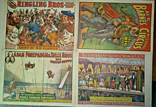 Vintage 1960 Circus World Museum Poster Set of 4 Posters New Old Stock picture