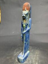 Ancient EGYPTIAN Antique Goddess Sekhmet statue God of Force - War, EGYPT BC picture