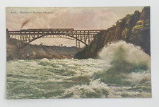 Whirlpool Rapids Niagara Grand Trunk and Michigan Central Bridge Postcard picture