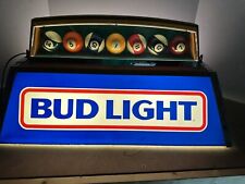 1983 Budweiser BUD LIGHT BEER Pool Billiards Table Light/Sign picture