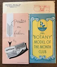 Rare 1947 POINTERS ON FASHION Botany Vtg Catalog Fall Women Children Clothing picture