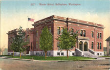 Bellingham,WA Roeder School Mitchell Whatcom County Washington Postcard Vintage picture