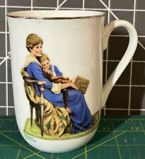 Bedtime Cup Norman Rockwell Porcelain  1982 Vintage picture