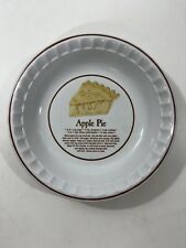 Winley China Fine Porcelain Apple Pie Plate 10 3/4” picture