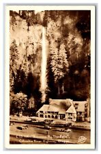 RPPC Simmons By the Falls Lodge Multnomah Falls Oregon OR UNP Sawyer Postcard V6 picture