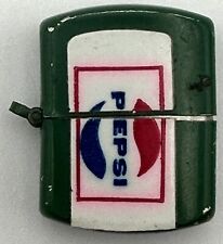 Vintage Pepsi Logo Advertising Mini Cigarette Lighter Fob Charm picture