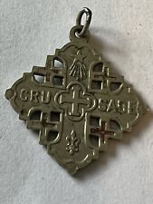 Antique Crusade God Wills It Religious Medal. picture