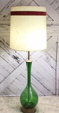 VTG Art Glass Blenko Style Mcm Arthur Percy GULLASKRUF MODERN Emerald Floor Lamp picture