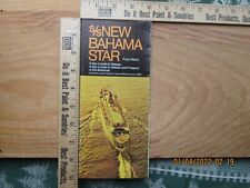 ss new bahama star cruise brochure deckplans 1970 picture