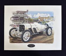 1908 Mercedes French Grand Prix Winning Race Car Ken Dallison Art Print picture