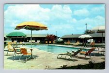 Manchester TN-Tennessee, Cumberland Motel Poolside, Advertising Vintage Postcard picture