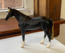 Breyer Show Thoroughbred Black Classic Horse w Gold Accents Model #935 Retired picture