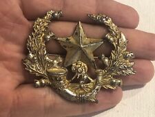 WWI WW1 Era The Cameronians Scottish Rifles Cap Hat Badge Military Insignia Pin picture