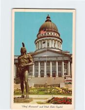 Postcard Chief Massasoit And Utah State Capitol, Salt Lake City, Utah picture