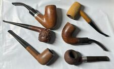 Lot Of 6 Vintage Wood Tobacco Pipes Estate Briar Wood picture