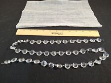 3.3 Feet CHANDELIER Crystal Bead Chain Prism Brilliant Cut Garland Strands 39