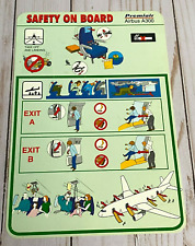 Premiair Airbus A300 Safety Card picture