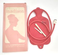 Rare Vintage Madison Combination Syringe & Water Bottle Enema Bag Douche picture